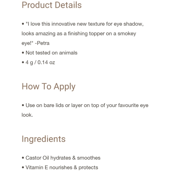 2/$20! Pixi Glittery Eye Quad - Rose Bronze - Picture 12 of 12